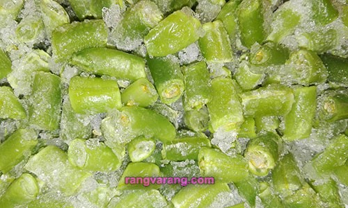منجمد کردن سبزیجات- لوبیا سبز فریز شده