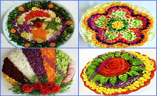 Decoration season's salad
