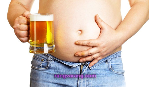 آب کردن شکم با نخوردن الکل