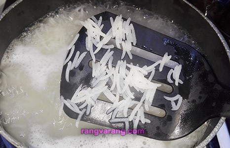 پخت برنج به روش آبکش