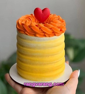 عکس کیک پاییزی عاشقانه