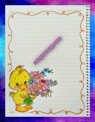 نقاشی برای دفتر فانتزی حیوانات