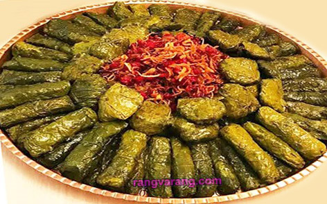 پخت دلمه برگ با موایرانی