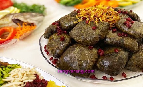 دلمه با برگ مو